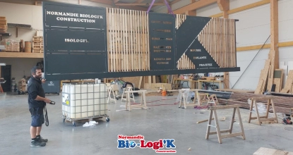 Image Notre portail est enfin prêt chez Normandie Bio-Logi'k Construction ! 