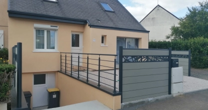 Image Réalisation d'une ITE avec aménagement de l'extérieur et accès au sous-sol