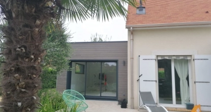 Image Réalisation d'une extension en ossature bois à Blainville-sur-Orne 