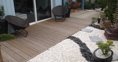 Image Aménagement d'une terrasse en bois à Dives-sur-Mer