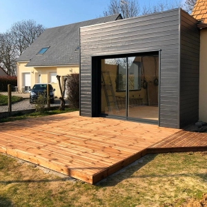 Création d'une terrasse en bois