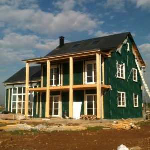 Construction d'une maison en bois - Cabourg
