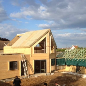 Création d'une maison en bois